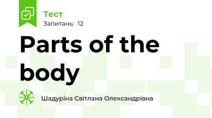 Parts of the body
