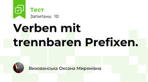 Verben mit trennbaren Prefixen.