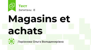 Magasins et achats