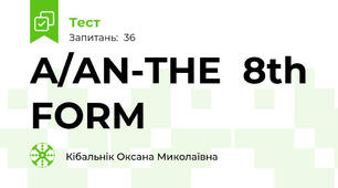 A/AN-THE  8th FORM