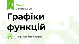 Графіки  функцій 