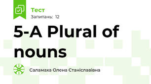 5-A Plural of nouns