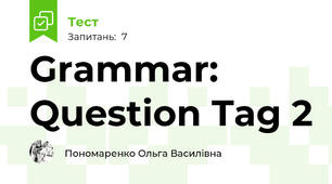 Grammar: Question Tag 2