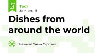Dishes from around the world