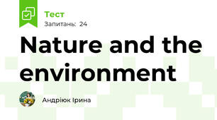 Nature and the environment