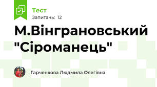 М.Вінграновський "Сіроманець"