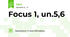 Focus 1, un.5,6