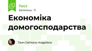 Економіка домогосподарства