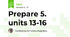 Prepare 5. units 13-16