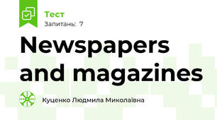 Newspapers and magazines