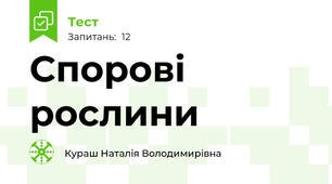 Спорові рослини