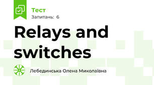 Relays and switches 