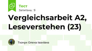 Vergleichsarbeit A2, Leseverstehen (23)