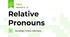 Relative Pronouns
