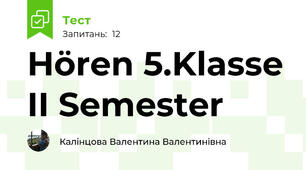 Hören 5.Klasse II Semester