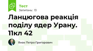 Ланцюгова реакція поділу ядер Урану. 11кл 42
