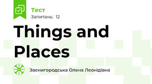 Things and Places