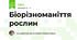 Біорізноманіття рослин