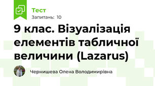 9 клас. Візуалізація елементів табличної величини (Lazarus)