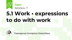 5.1 Work • expressions to do with work