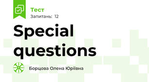 Special questions