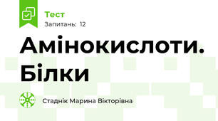 Амінокислоти. Білки