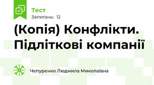 (Копія) Конфлікти. Підліткові компанії