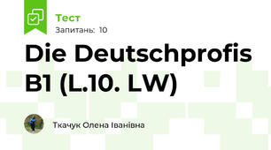 Die Deutschprofis B1 (L.10. LW)