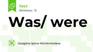 Was/ were 