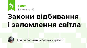 Закони відбивання і заломлення світла
