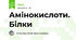 Амінокислоти. Білки