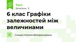 6 клас Графіки залежностей між величинами 