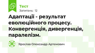 Адаптації - результат еволюційного процесу. Конвергенція, дивергенція, паралелізм.