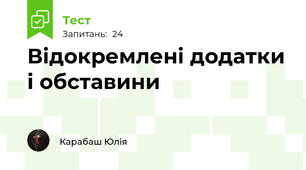 Відокремлені додатки і обставини