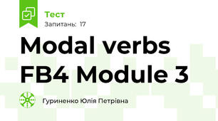 Modal verbs FB4 Module 3