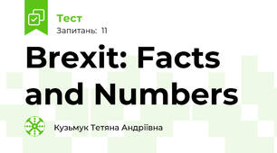 Brexit: Facts and Numbers