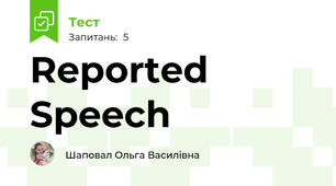 Reported Speech