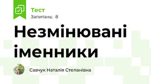Незмінювані іменники