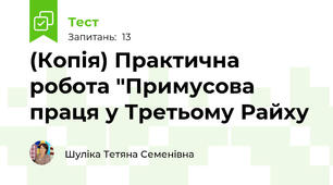 (Копія) Практична робота "Примусова праця у Третьому Райху