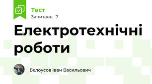 Електротехнічні роботи