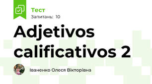 Adjetivos calificativos 2