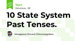 10 State System Past Tenses.