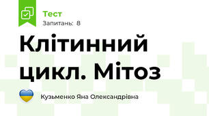 Клітинний цикл. Мітоз