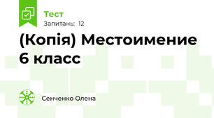 (Копія) Местоимение 6 класс