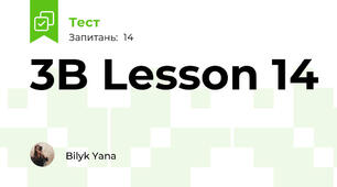 3B Lesson 14