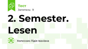 2. Semester. Lesen