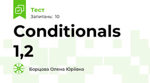Conditionals 1,2