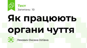 Як працюють органи чуття