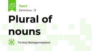 Plural of nouns