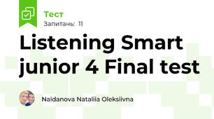  Listening Smart junior 4 Final test 